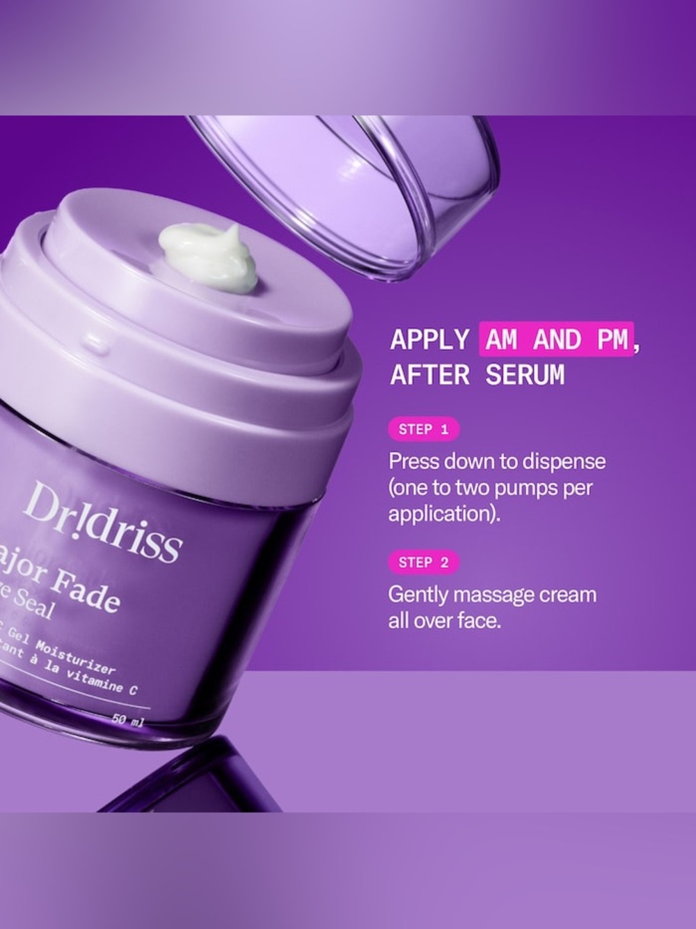 Dr. Idriss Major Fade Active Seal Dark Spot Vitamin C & Peptide Gel Moisturizer - Picture 6 of 8